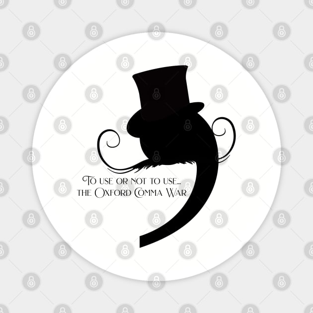 Villainous Comma, comma wars Magnet by H. R. Sinclair